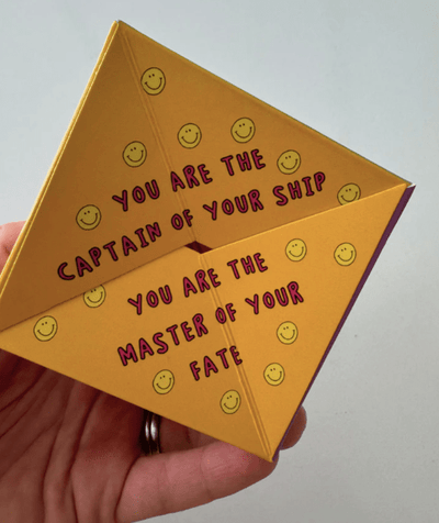 Affirmation Pop Up Box with Confetti
