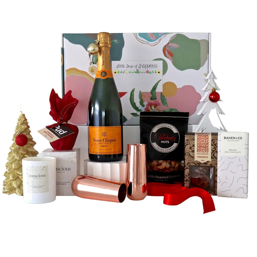 Christmas Veuve Gold Hamper & Gift Baskets | Australia Wide Delivery