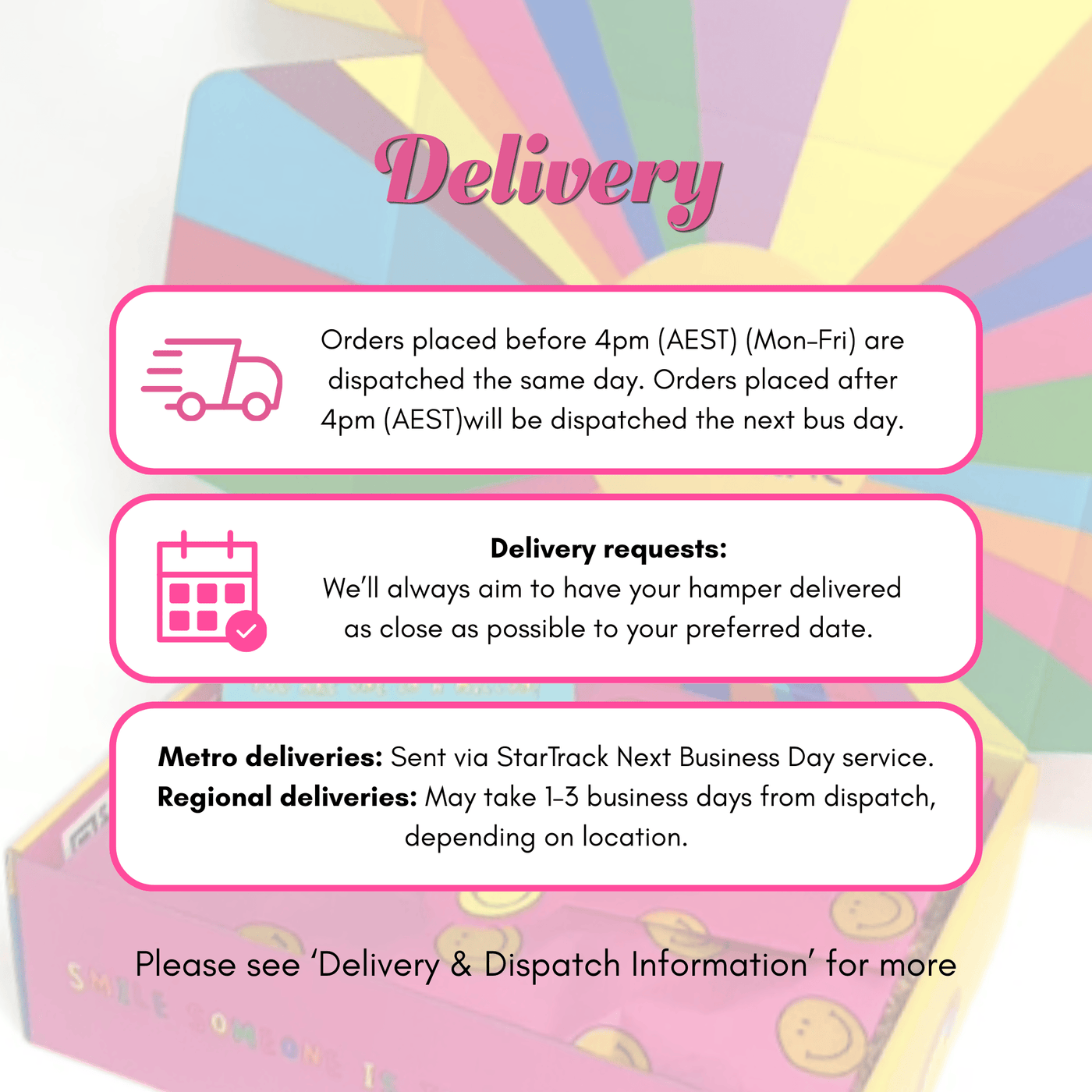 Confetti Explosion Little Box of Happiness Hamper & Gift Baskets ...