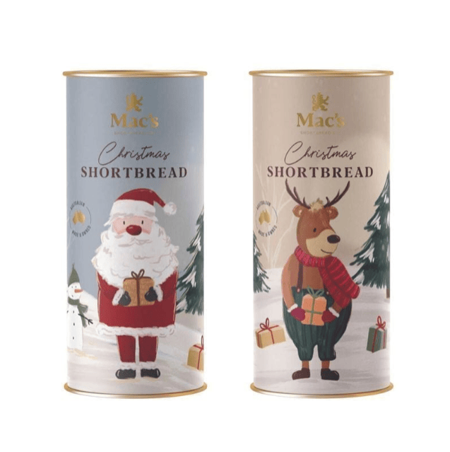 Cylinder Christmas Shortbread