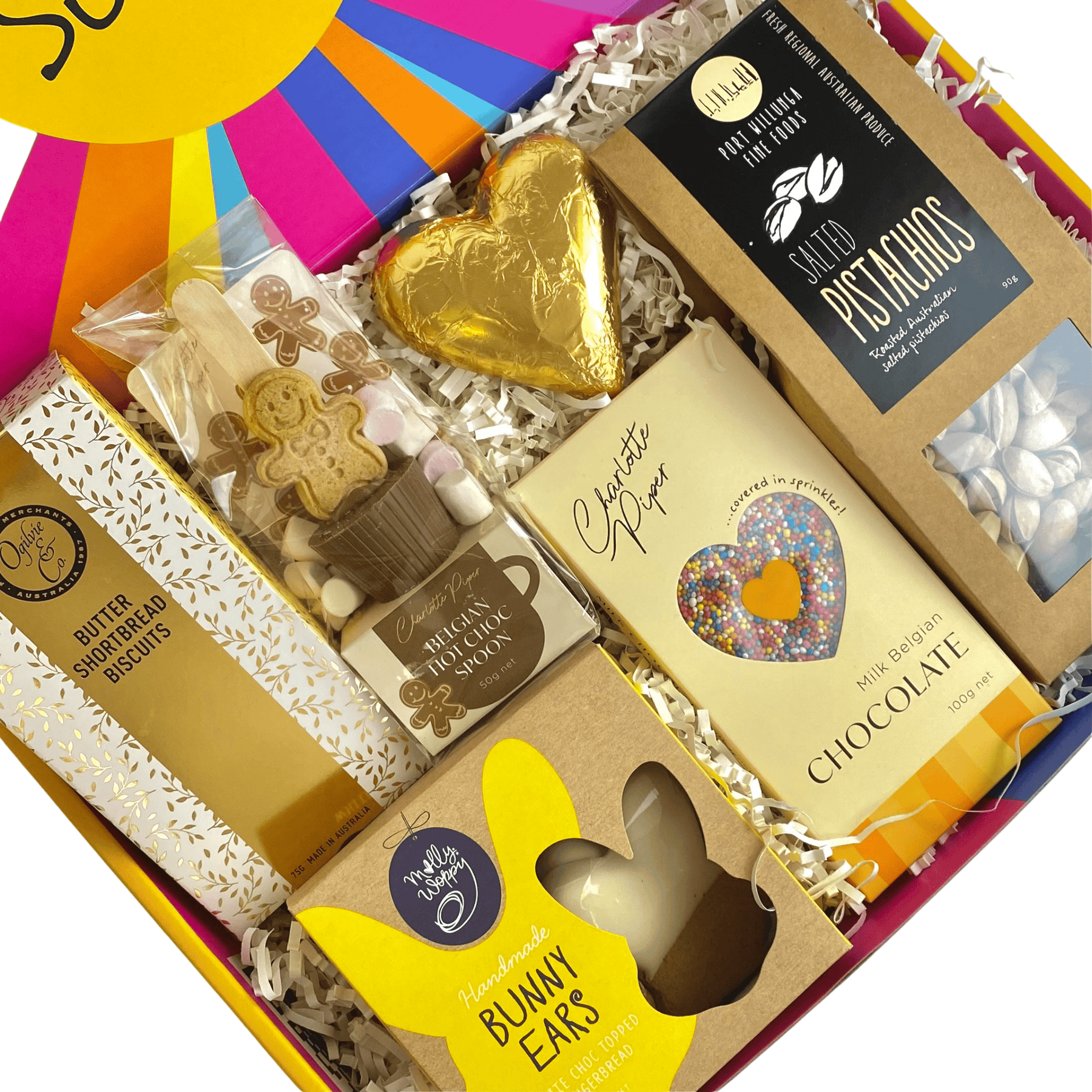 Chocolate Gift Box Hamper Assorted Flavours, Mix 100 Different Full Size Chocolate Bar Gift Hamper "Deliciousness That Brings A Smile" For All Occasions