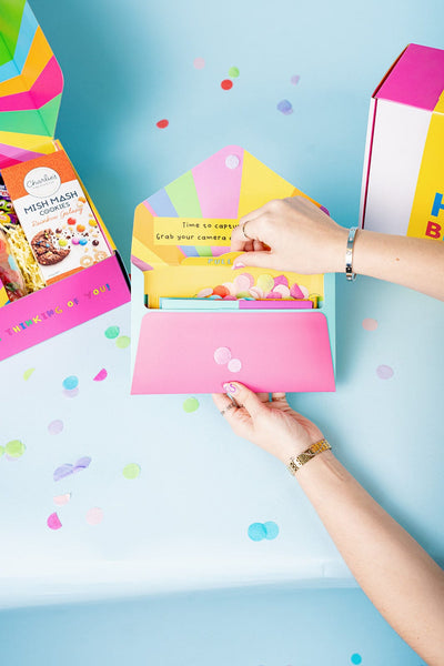Exploding Happy Birthday Card with confetti