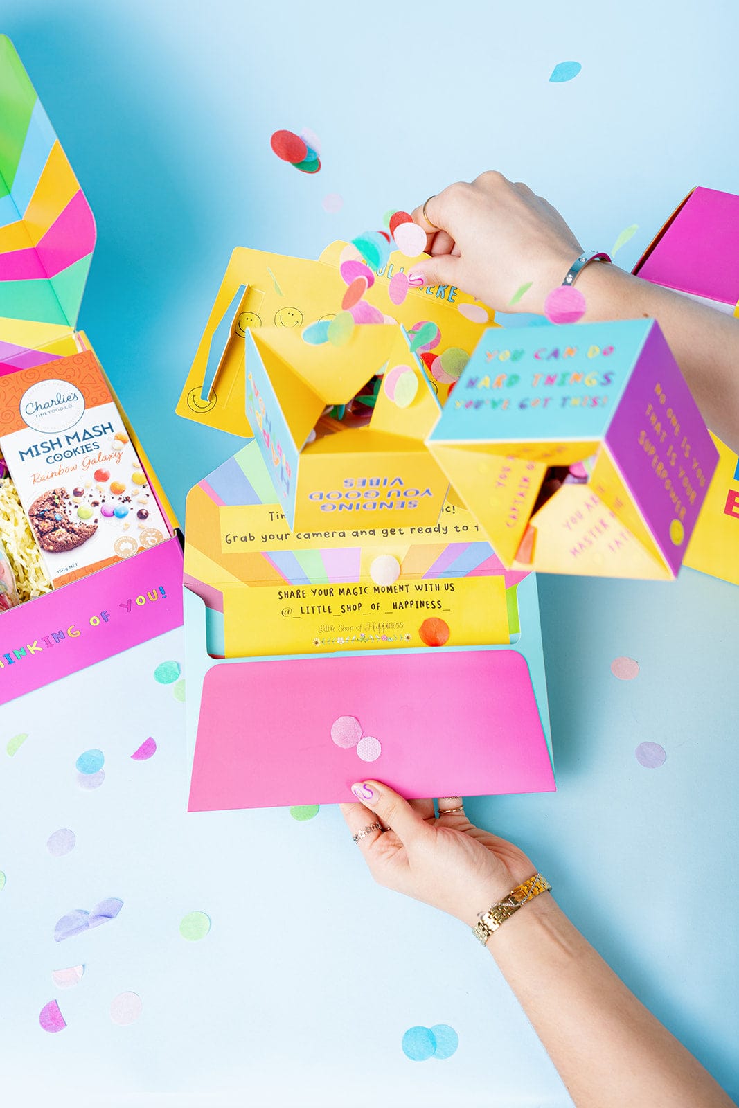 Exploding Happy Birthday Card with confetti