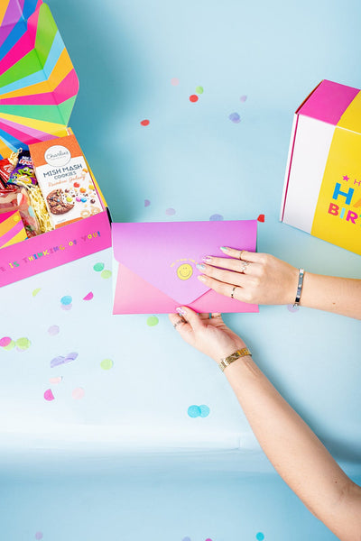 Exploding Happy Birthday Card with confetti