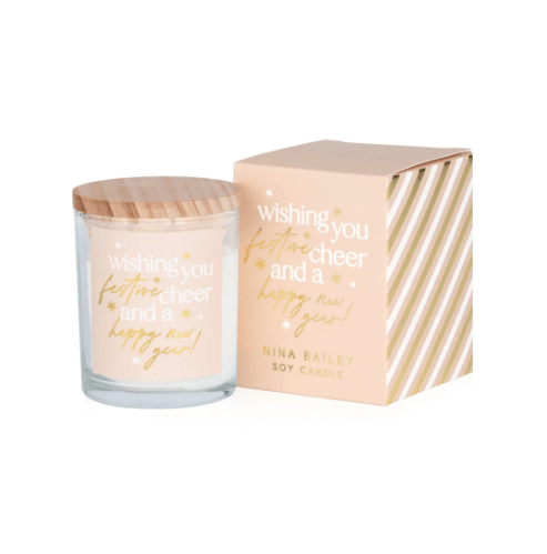 Festive Cheer Candle – Sandalwood, Clove & Vanilla