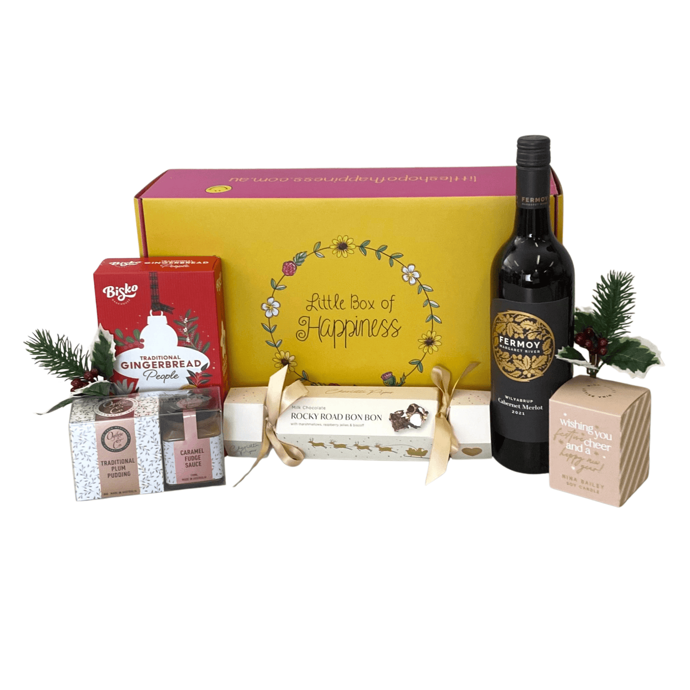 Festive Treats & Wine Christmas Hamper