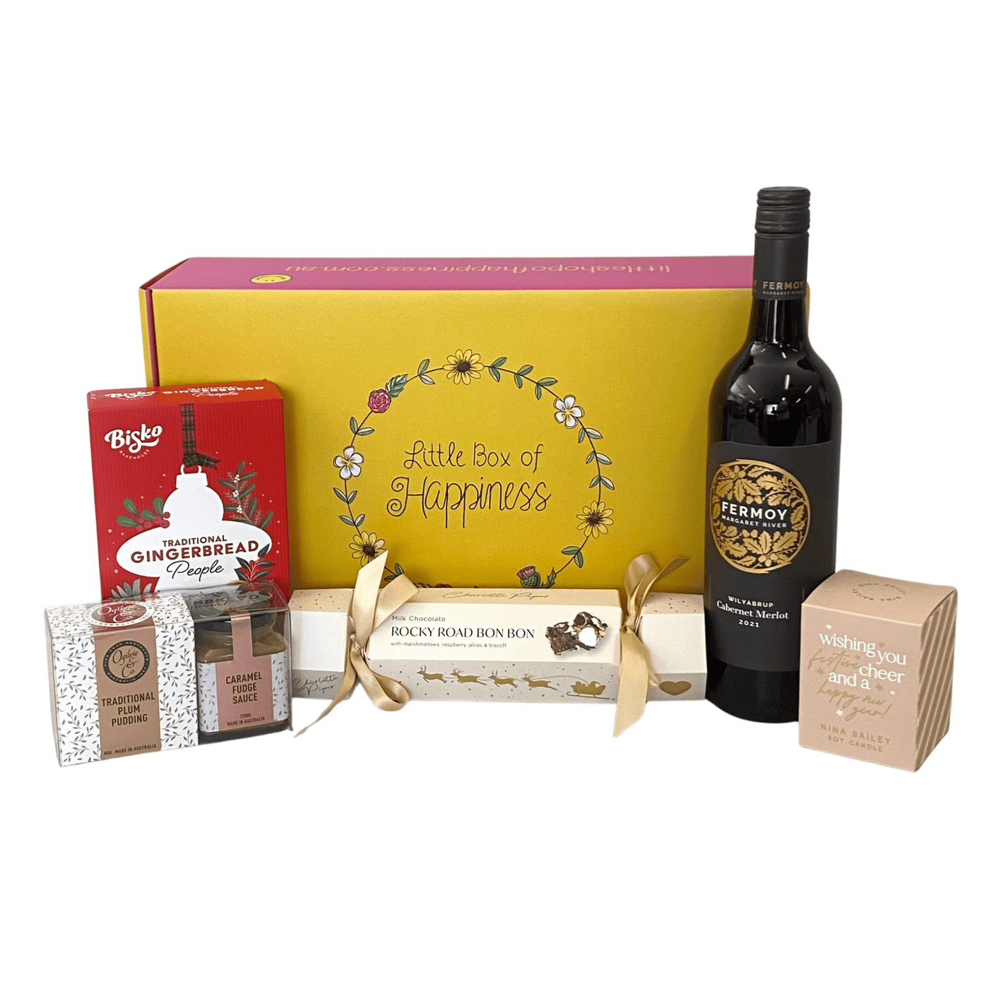 Festive Treats & Wine Christmas Hamper