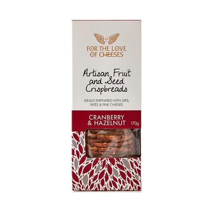 FOR THE LOVE OF CHEESES FRUIT AND SEED CRISPBREAD CRACKERS 170G