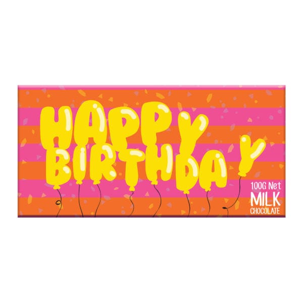 Happy Birthday Chocolate Bar