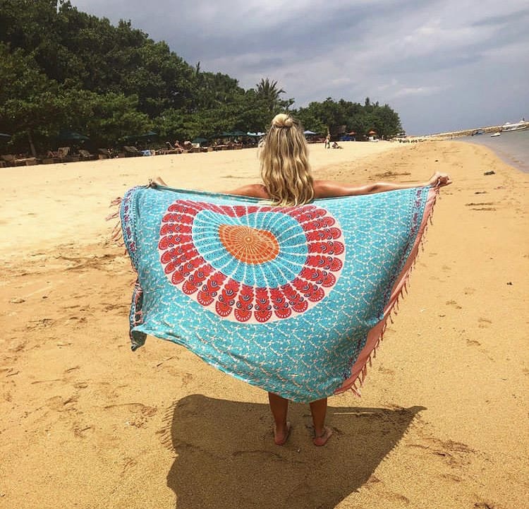 Happy Mandala Throw