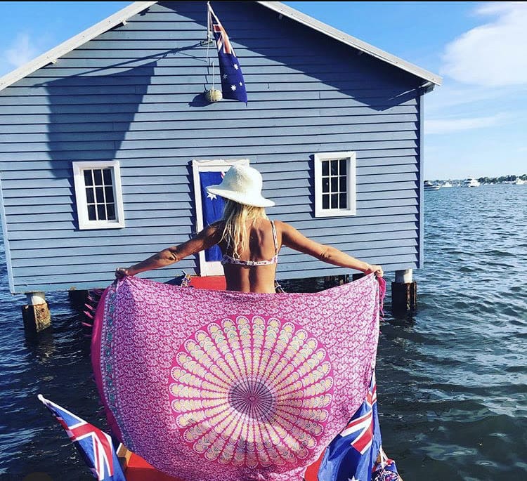 Happy Mandala Throw