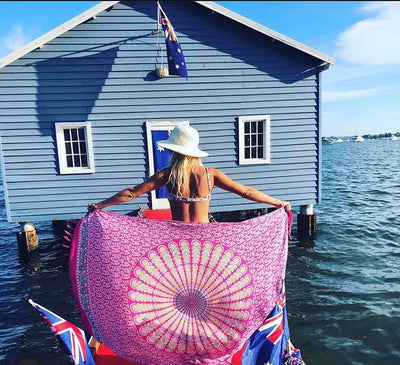 Happy Mandala Throw