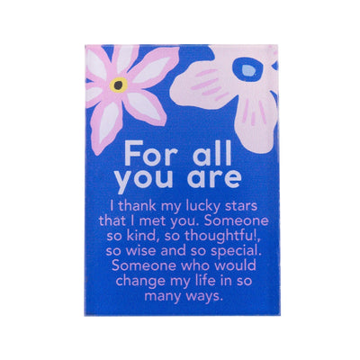 Meaningful Magnet Glass