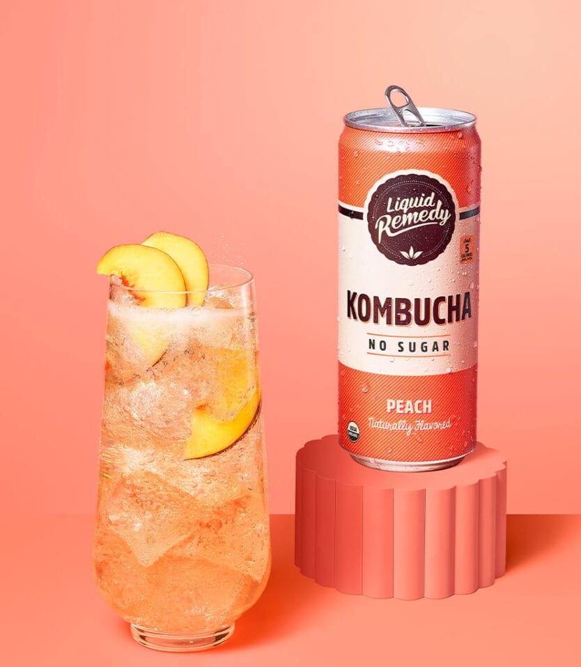 Peach Kombucha
