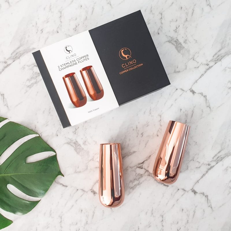 Copper Champaign Flutes