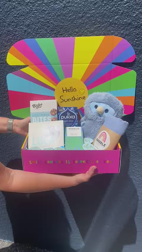 Gender Reveal Exploding Confetti Gift Hamper | Blue Surprise Gift Box Australia-Wide
