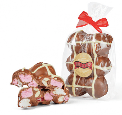 Rocky Road Hot Cross Buns