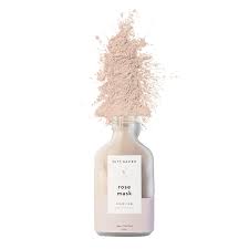 Rose pink clay face mask