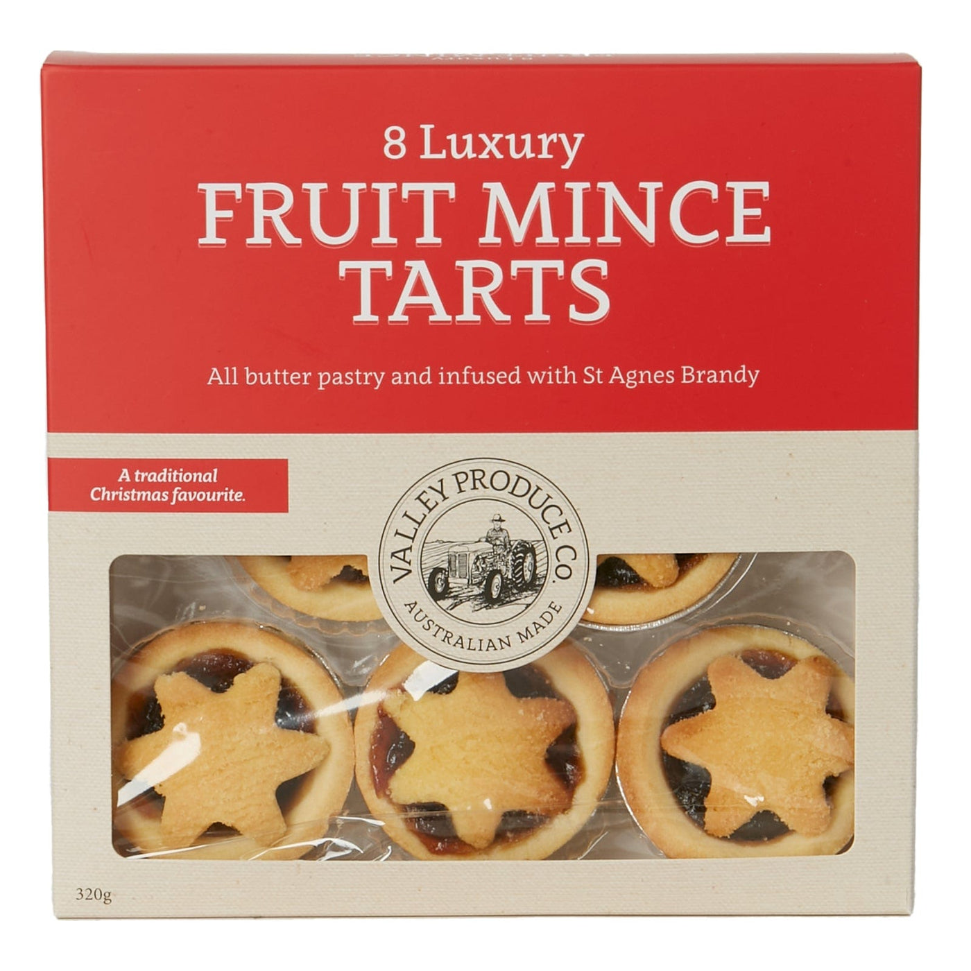 Valley Produce Company Mince Tarts 320g 8 pack