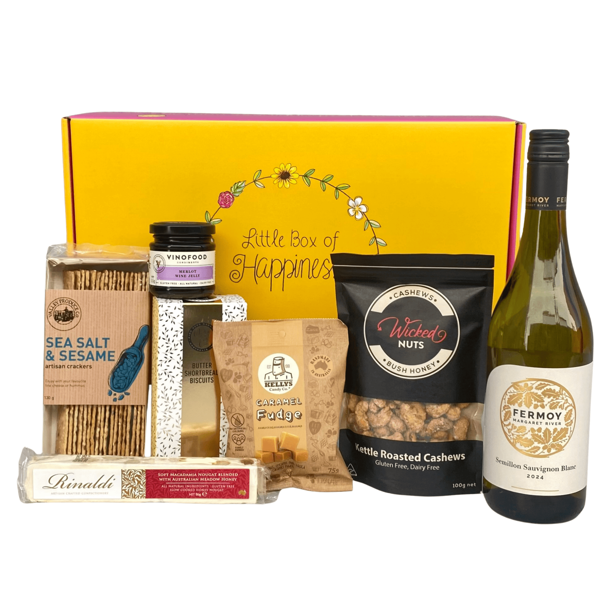 White, Sweet and Savoury Hamper & Gift Baskets | Australia Wide Delivery